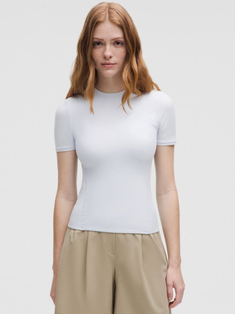NWOT Lululemon Athletica Wundermost Ultra-Soft Nulu Hip-Length Crewneck Shirt, S